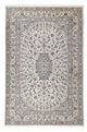Keshan Teppich 216x323cm - Perserteppich - hellgrau