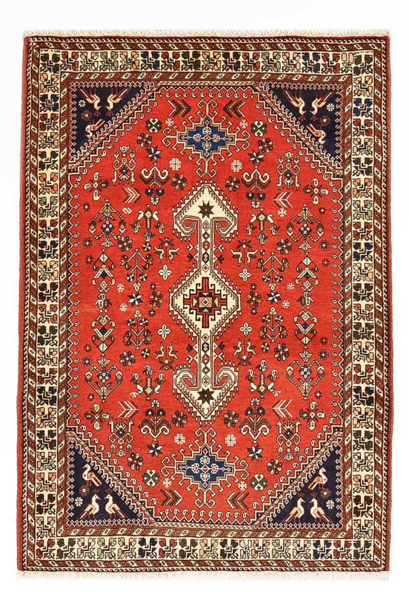 Abadeh Teppich 104x150cm - Perserteppich - rot