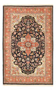 Ilam Teppich 140x227cm - Perserteppich - dunkelblau