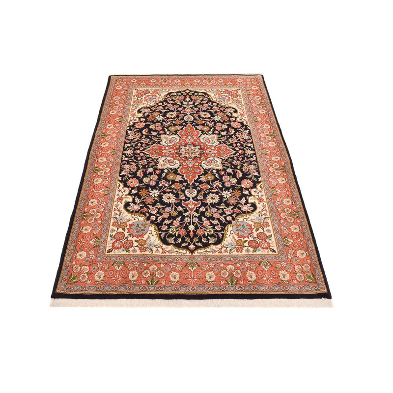 Ilam Teppich 140x227cm - Perserteppich - dunkelblau