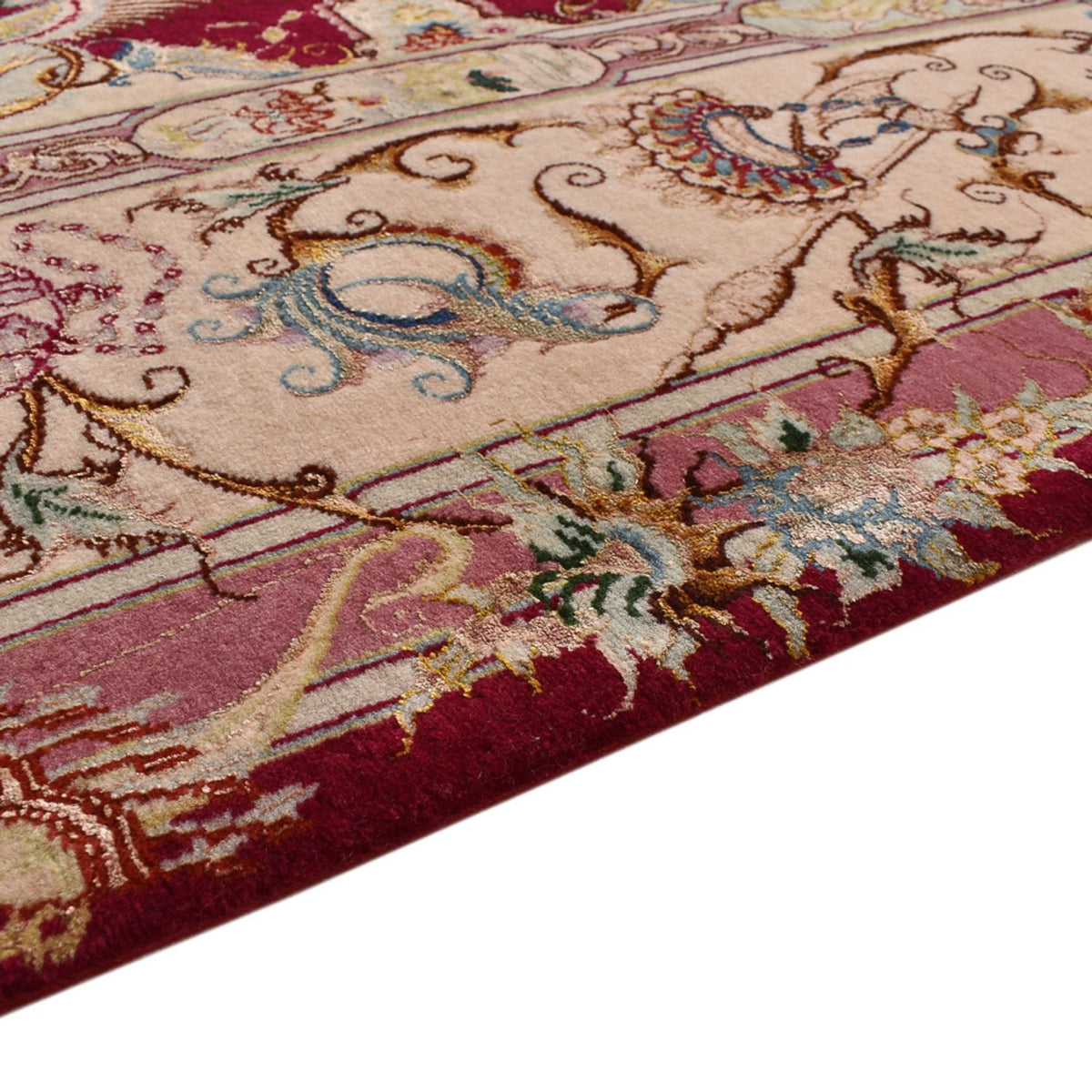 Perserteppich - Täbriz - Royal - 198 x 305 cm - rot