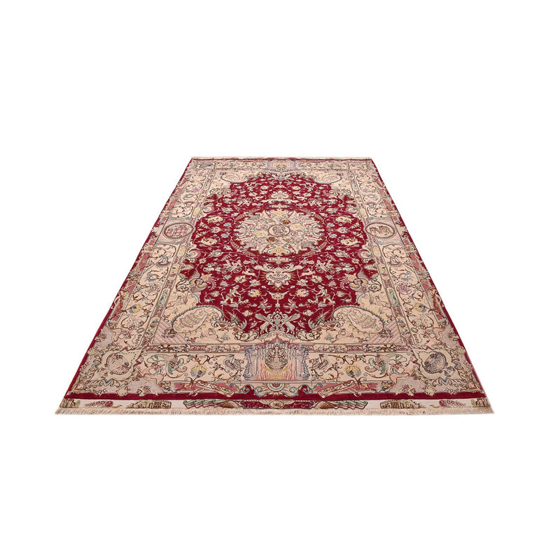 Perserteppich - Täbriz - Royal - 198 x 305 cm - rot