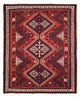 Hamadan Teppich 217x260cm - Perserteppich - bordeauxrot