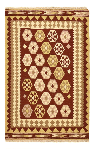 Kelim Fars Teppich 100x155cm - mehrfarbig