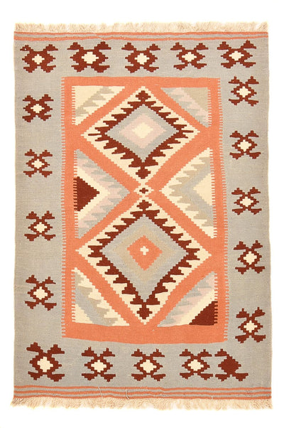 Kelim Fars Teppich 105x150cm - mehrfarbig