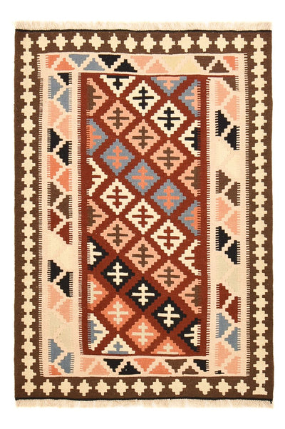 Kelim Fars Teppich 105x150cm - mehrfarbig