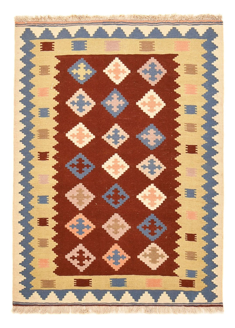 Kelim Fars Teppich 105x150cm - mehrfarbig