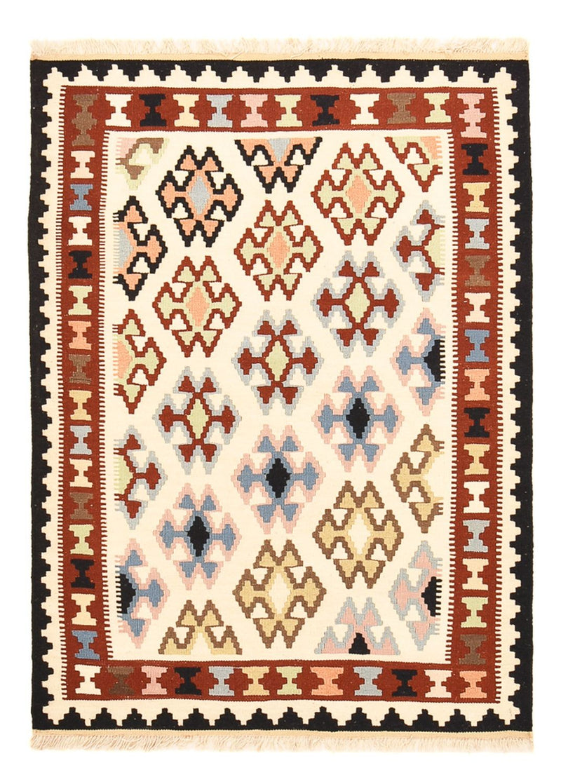 Kelim Fars Teppich 105x150cm - mehrfarbig