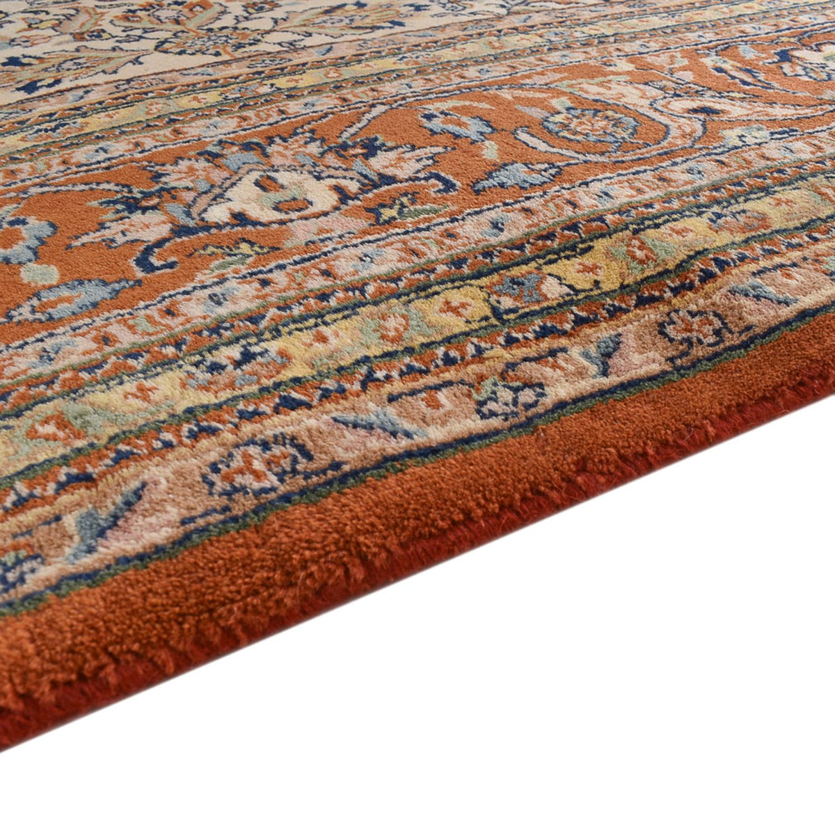 Sarough Teppich 252x317cm - Perserteppich - dunkelbeige