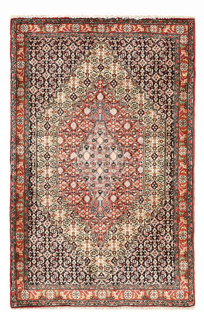 Senneh Teppich 75x118cm - Perserteppich - hellrot
