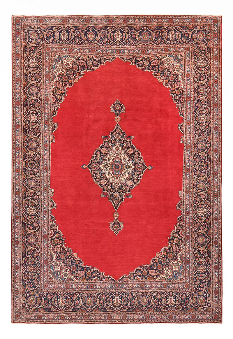 Keshan Teppich 252x377cm - Perserteppich - rot