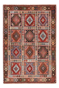 Yalameh Teppich 100x148cm - Perserteppich - mehrfarbig – product image