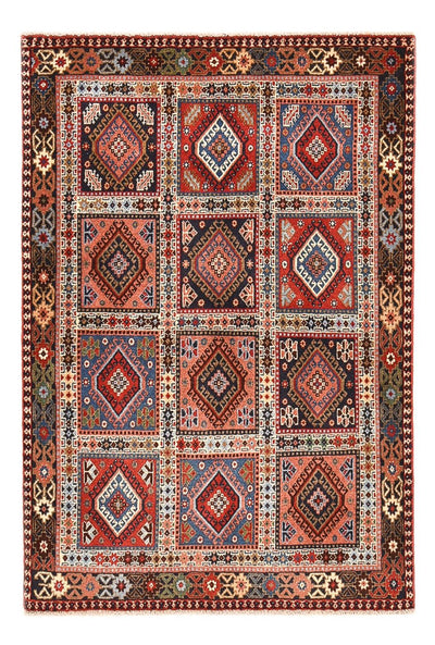 Yalameh Teppich 100x148cm - Perserteppich - mehrfarbig