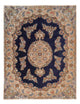 Rafsanjan Teppich 257x340cm - Perserteppich - dunkelblau