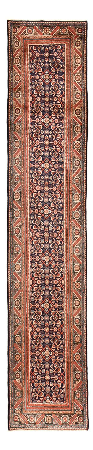 Hamadan Teppich 85x440cm - Perserteppich - dunkelbeige