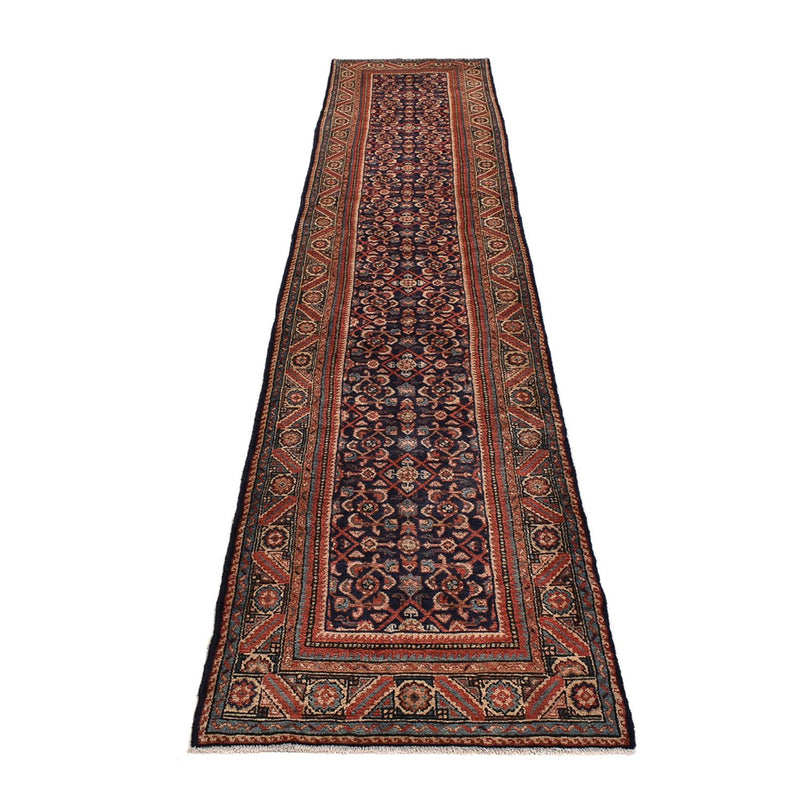 Hamadan Teppich 85x440cm - Perserteppich - dunkelbeige