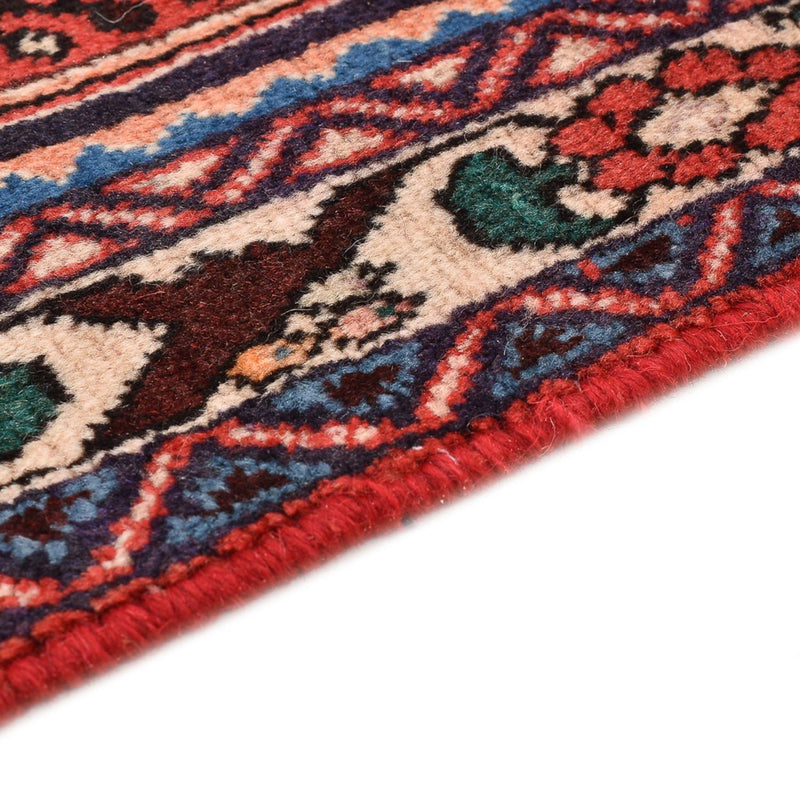 Hamadan Teppich 97x142cm - Perserteppich - rot