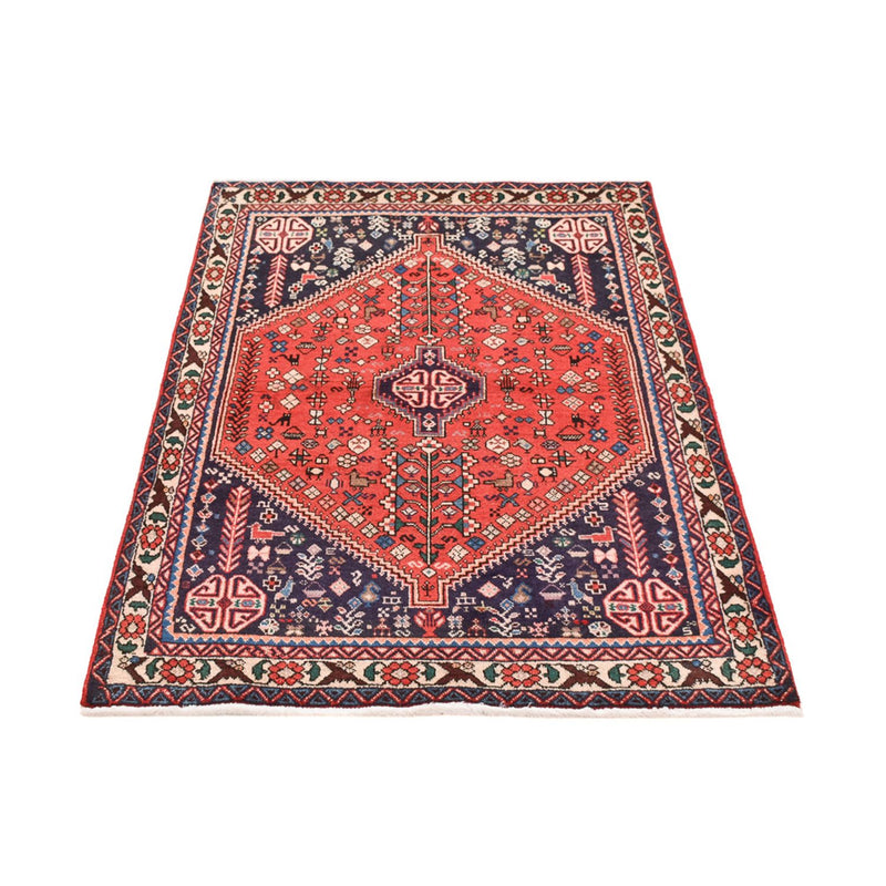 Hamadan Teppich 97x142cm - Perserteppich - rot