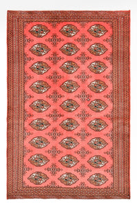 Hamadan Teppich 131x195cm - Perserteppich - rot – product image