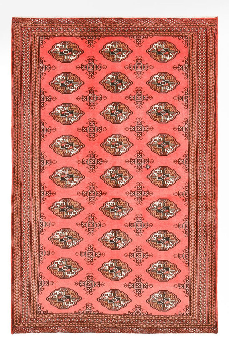 Hamadan Teppich 131x195cm - Perserteppich - rot