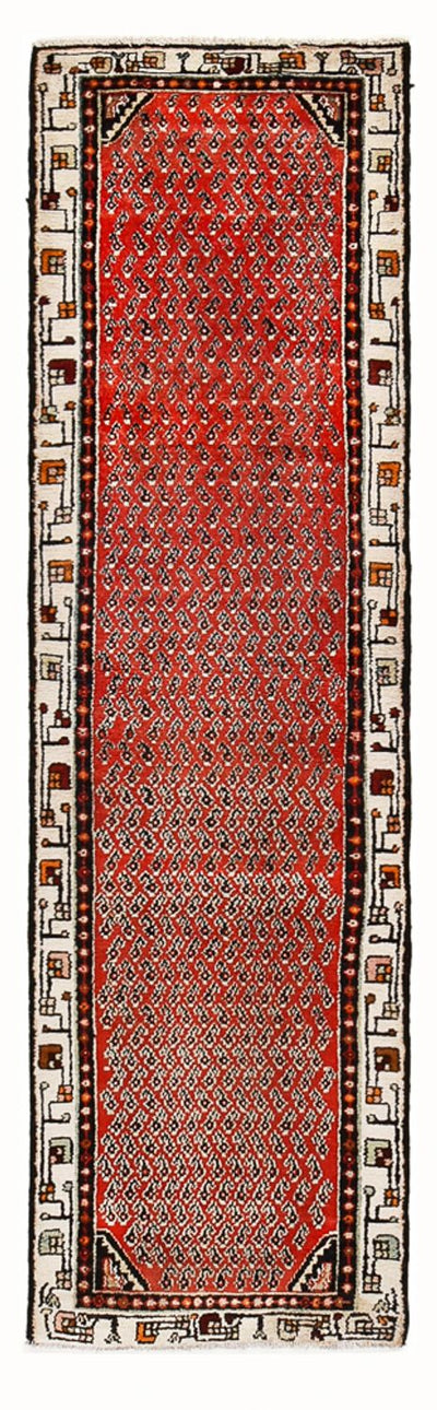 Hamadan Teppich 70x260cm - Perserteppich - rot