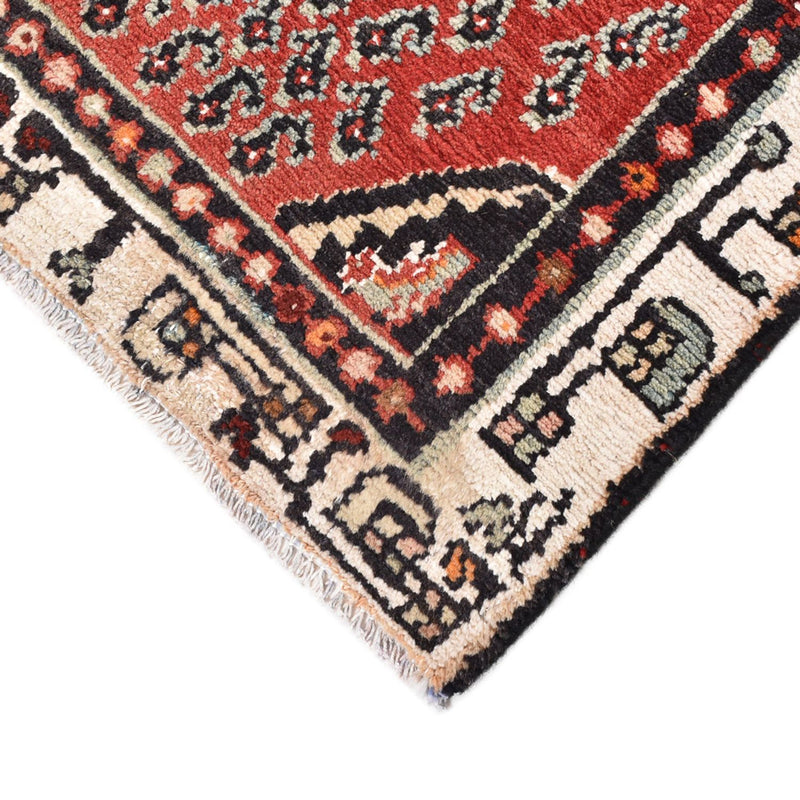 Hamadan Teppich 70x260cm - Perserteppich - rot