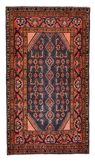 Hamadan Teppich 108x190cm - Perserteppich - mehrfarbig