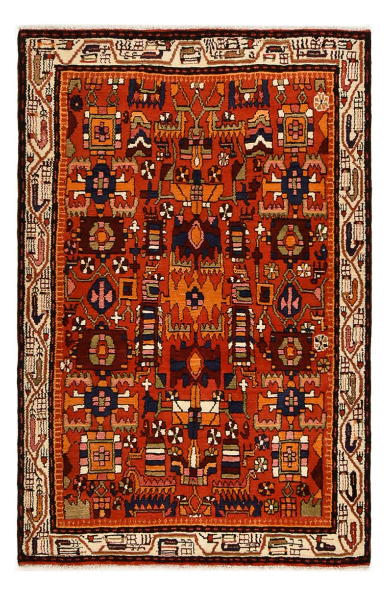 Nahavand Teppich 139x209cm - Perserteppich - mehrfarbig
