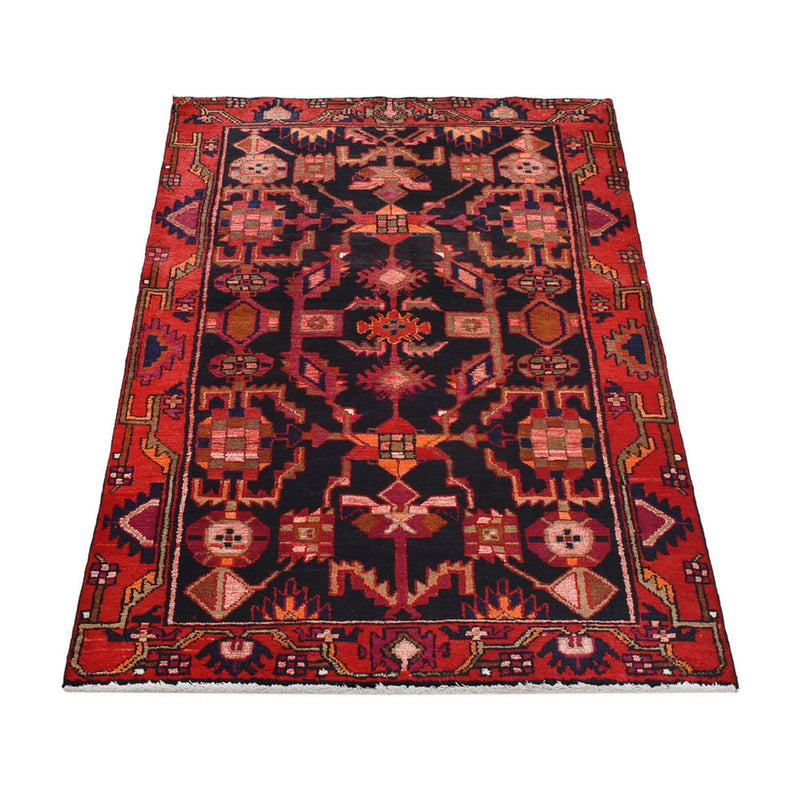 Hamadan Teppich 114x178cm - Perserteppich - dunkelblau
