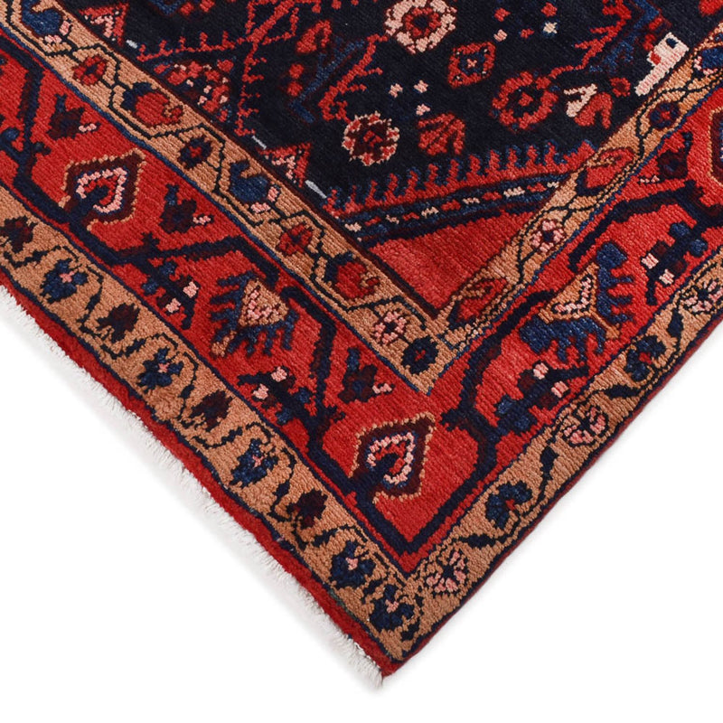 Hamadan Teppich 111x173cm - Perserteppich - dunkelblau