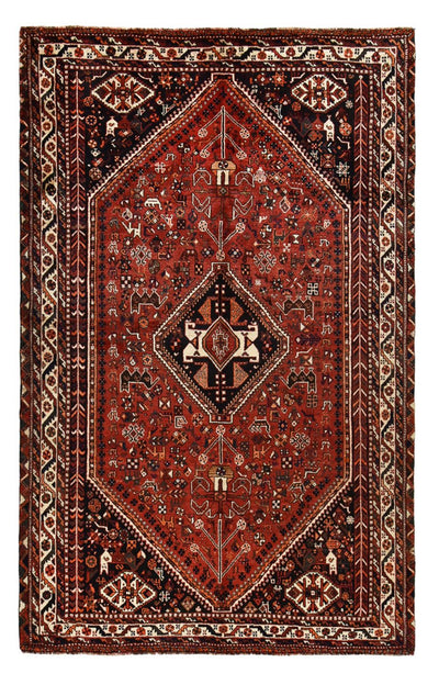 Shiraz Teppich 178x281cm - Perserteppich - rot