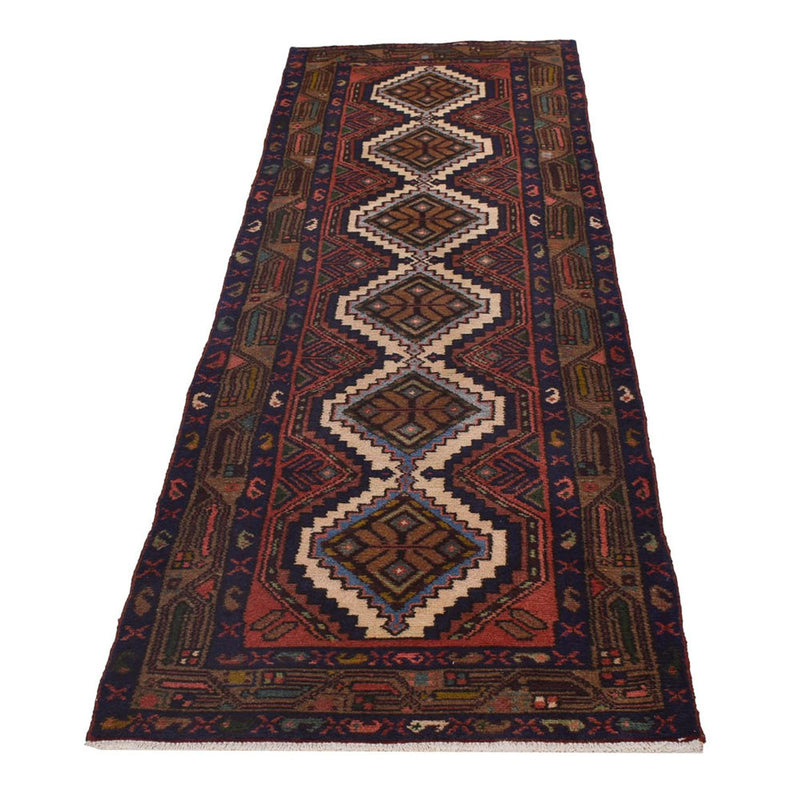 Hamadan Teppich 77x275cm - Perserteppich - rost