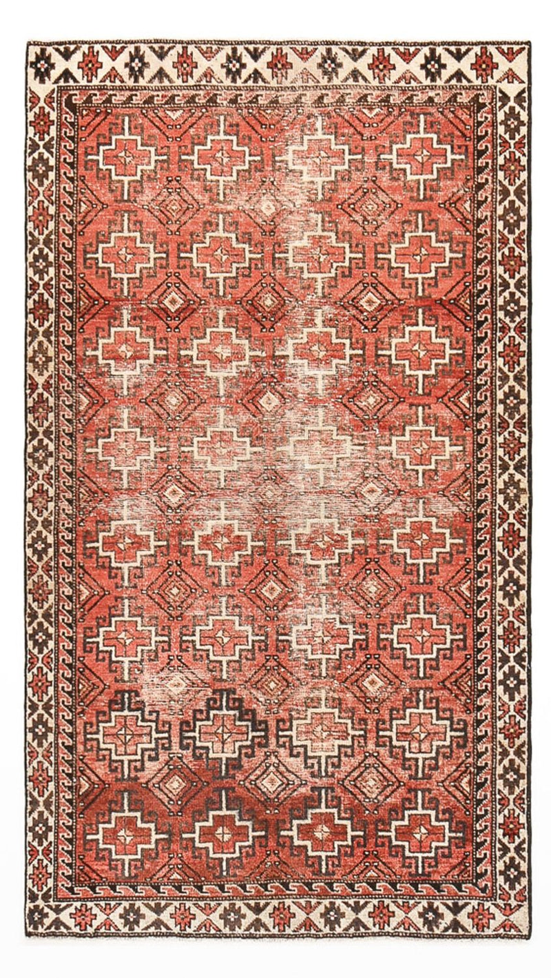 Vintage Teppich 108x194cm - rot