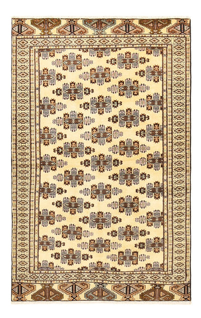 Turkaman Teppich 119x192cm - Orientteppich - sand
