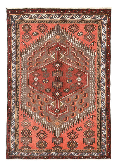 Bidjar - Zanjan Teppich 96x136cm - Perserteppich - hellrot