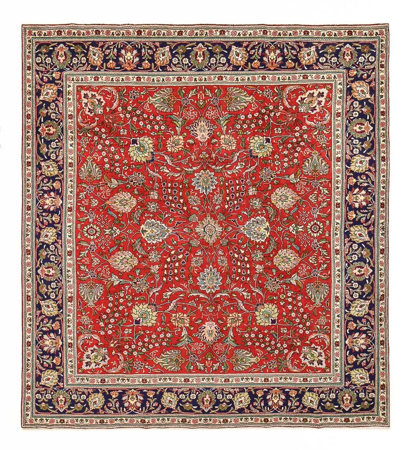 Täbriz Teppich 291x328cm - Perserteppich - rot