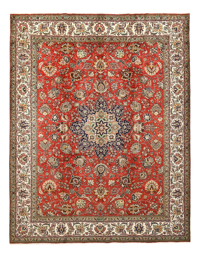 Täbriz Teppich 308x395cm - Perserteppich - rot