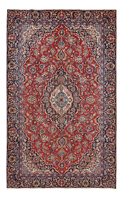 Keshan Teppich 219x343cm - Perserteppich - rot