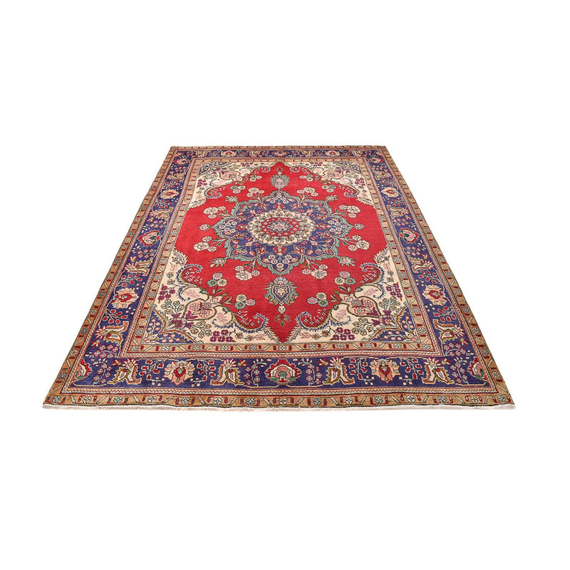 Täbriz Teppich 209x294cm - Perserteppich - rot