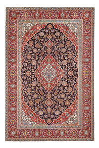 Keshan Teppich 232x345cm - Perserteppich - dunkelrot – product image