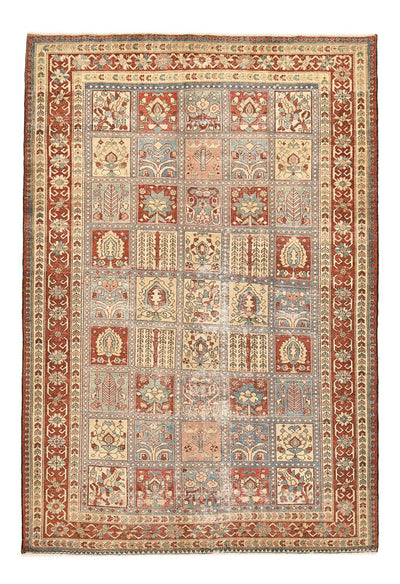Vintage Teppich 197x292cm - dunkelbeige