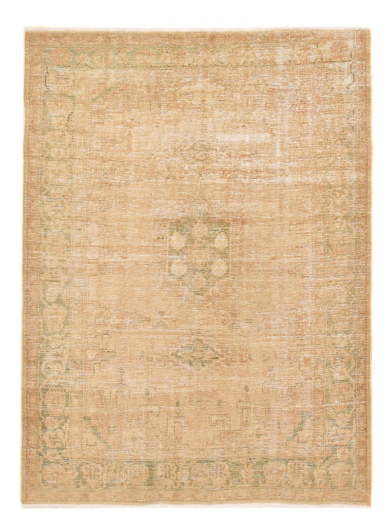 Vintage Teppich 145x206cm - dunkelbeige