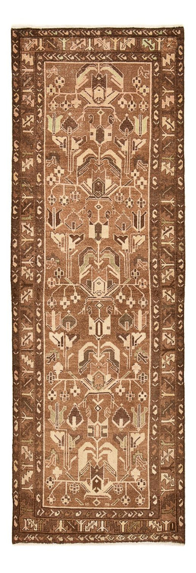 Vintage Teppich 104x297cm - dunkelbeige