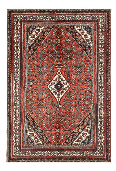 Abadeh Teppich 208x304cm - Perserteppich - rot