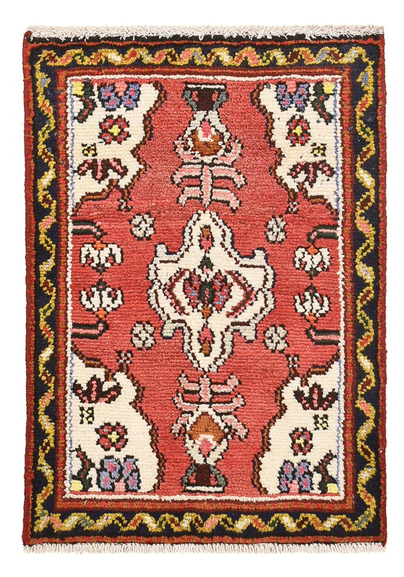 Hamadan Teppich 65x65cm - Perserteppich - rot