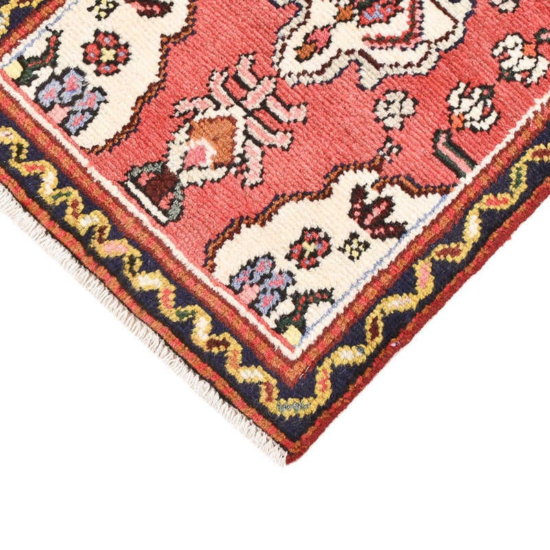 Hamadan Teppich 65x65cm - Perserteppich - rot