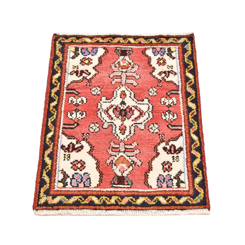 Hamadan Teppich 65x65cm - Perserteppich - rot