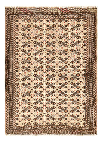 Turkaman Teppich 84x117cm - Orientteppich - sand