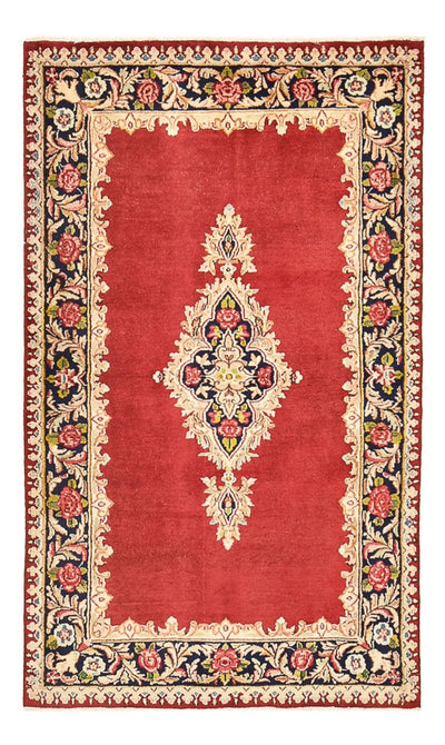 Rafsanjan Teppich 90x155cm - Perserteppich - rot