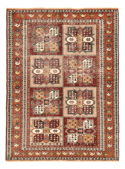 Ghoutshan Teppich 123x168cm - Perserteppich - dunkelbeige